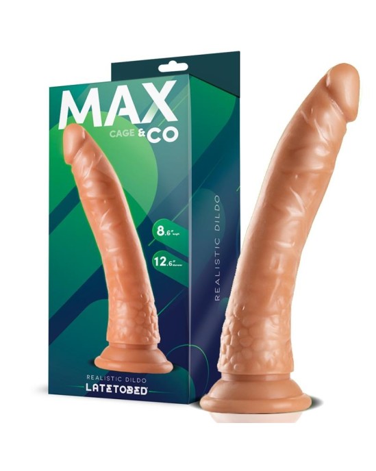 Max & Co Būris Realistic Dildo Flesh 8,65 - 22 cm