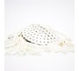 Latetobed Bdsm Line Sequin Nipple Cover with Tassel White