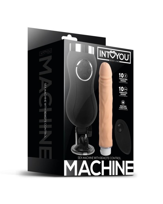 Intoyou Bdsm Line Seksa aparāta vibrācijas, stumšanas un siltuma tālvadības pults USB