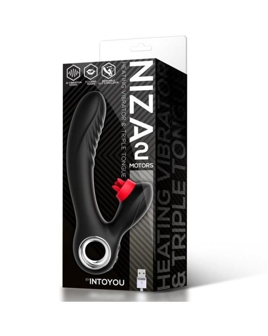 Intoyou Niza Vibe with Heating and Clitoris Triple Tongue