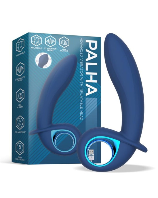 Intoyou Alpha Advanced Vibe with Inflatable and Vibration Function USB Silicone