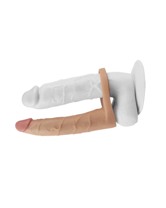 Lovetoy Dildo Ultra Soft Double 7 Flesh