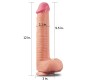 Lovetoy Dildo Nature 12 Dual Layer Flesh