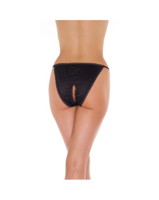 Amorable Rimba Open Brief Black One Size