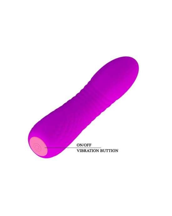 Prettylove Vibe Abner USB Silicone Purple