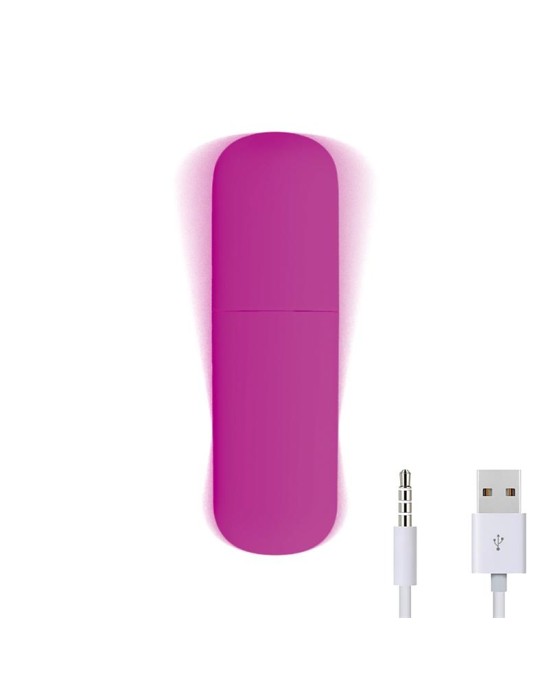 Latetobed 4Fun Vibrating Bullet and 4 Sleeves USB Waterproof Silicone