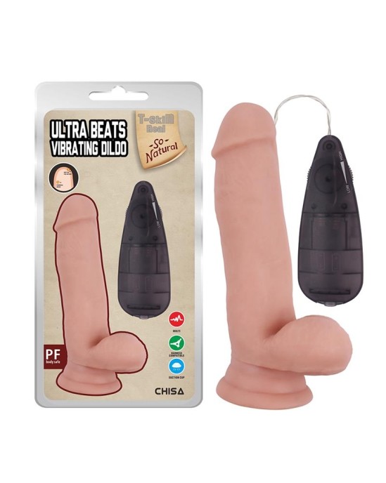 Chisa Reālistiski vibrējošie dildo Ultra Beats 6.8