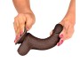 Liketrue Slidy Realistic Dildo Dual Layer Retractable and Adjustable 7