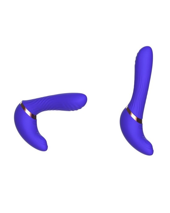 Action Rayden Detachable Rotating Beads Vibrator with Pulsation Two Positions