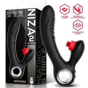 Intoyou Niza Vibe with Heating and Clitoris Triple Tongue