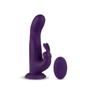 Feelztoys Virpuļpulse, rotējošs truša vibrators un tālvadības pults violets