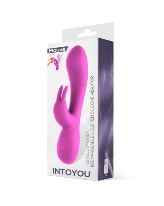 Intoyou Mauve Unibody sašķidrinātā silikona Vibe USB rozā krāsā