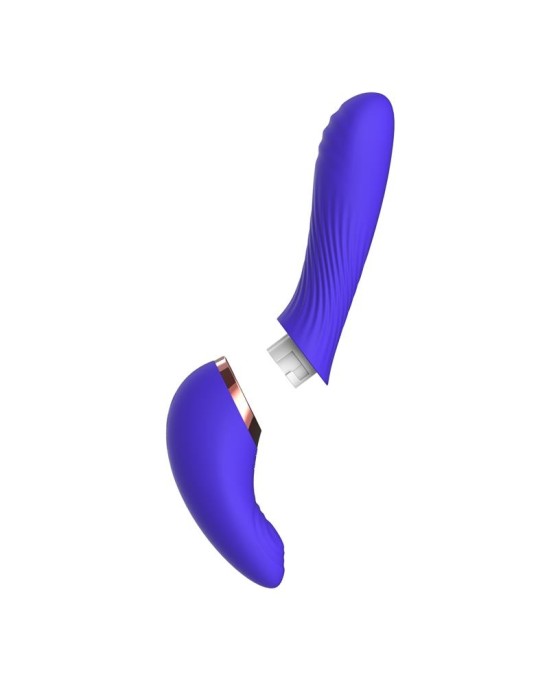 Action Rayden Detachable Rotating Beads Vibrator with Pulsation Two Positions