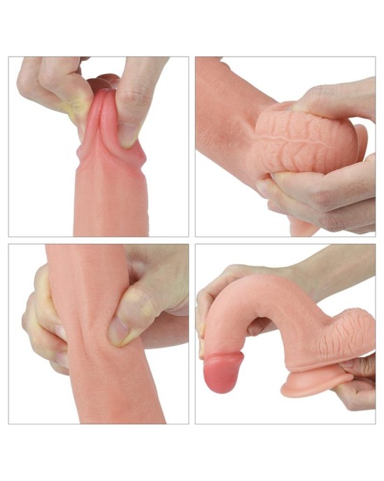 Lovetoy Dildo Nature 8 Жидкий силиконовый плоть