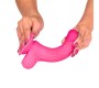 Liketrue Slidy Realistic Dildo Dual Layer Retractable and Adjustable 7