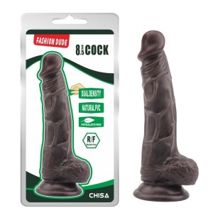 Chisa Dildo Dual Density Fashion Dude 21 x 4,1 cm brūns