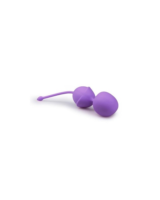 Easytoys Double Vagina Balls Silicone - Purple