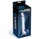 Glazed Realistic Dildo with Testicles Crystal Material 18 cm