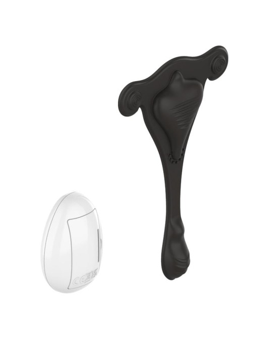 A-Gusto Panty Stimulator with Remote Control USB Black