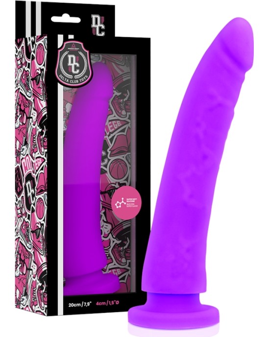 Deltaclub DELTA CLUB - TOYS LILAC DILDO MEDICAL SILICONE 20 X 4 CM