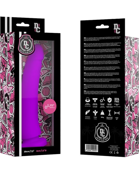 Deltaclub DELTA CLUB - TOYS LILAC DILDO MEDICAL SILICONE 20 X 4 CM