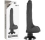 Basecock REALISTIC VIBRATOR 2-1 melns 18.5 CM