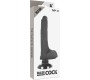 Basecock REALISTIC VIBRATOR 2-1 melns 18.5 CM