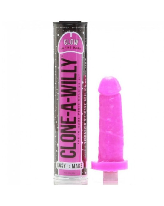 Clona-Willy CLONE A WILLY - LUMINESCENT PINK PENIS CLONER WITH VIBRATOR