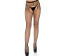 Leg Avenue Hosiery LEG AVENUE - ЧЕРНЫЕ ЧУЛКИ С СЕТКОЙ БЕЗ ПРОЗВКИ