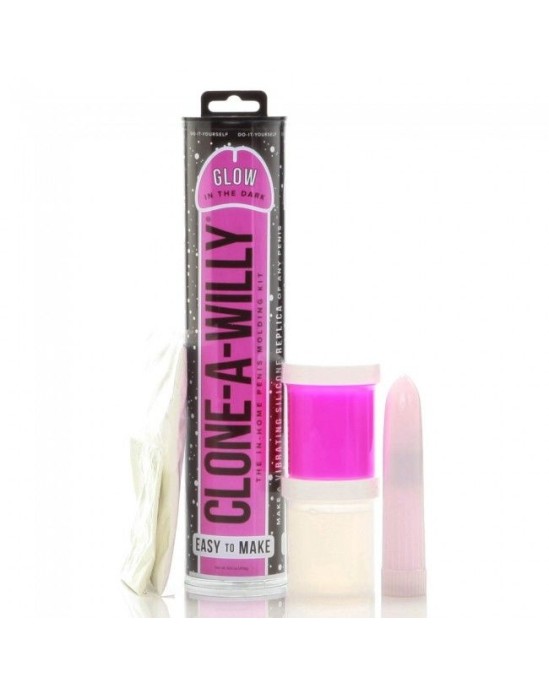 Clona-Willy CLONE A WILLY - LUMINESCENT PINK PENIS CLONER WITH VIBRATOR