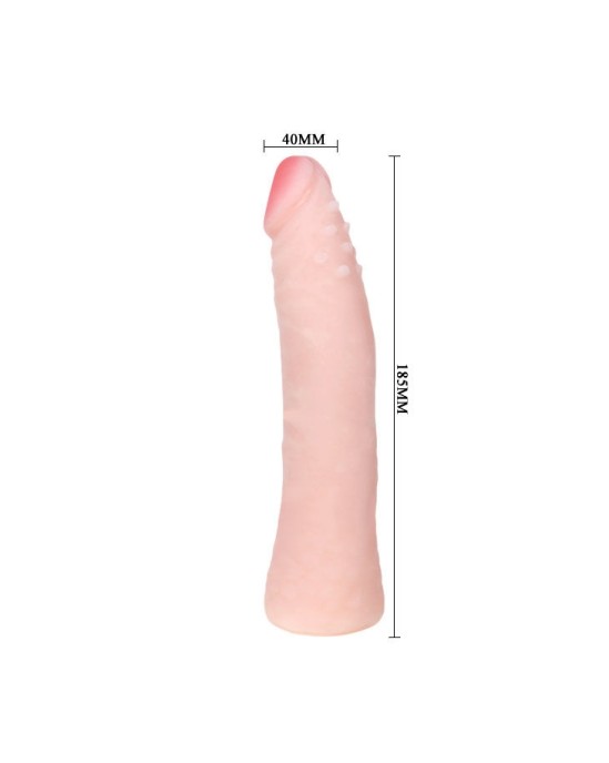 Baile Dildos BAILE — REĀLISTS SILIKONA KĀRS 19 CM (RANDOW BOX KRĀSA)