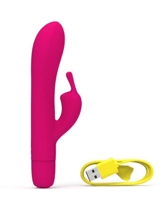 B Swish BWILD BUNNY INFINITE CLASSIC SILICONE RECHARGEABLE VIBRATOR SUNSET rozā