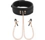 Coquette Fantasy COQUETTE CHIC DESIRE - FANTASY NIPPLE CLAMP NECKLACE WITH NEOPRENE LINING