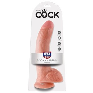 King Cock 9 ДЮЙМОВ ПЕТУШИНА С ШАРИКАМИ 22,9 СМ