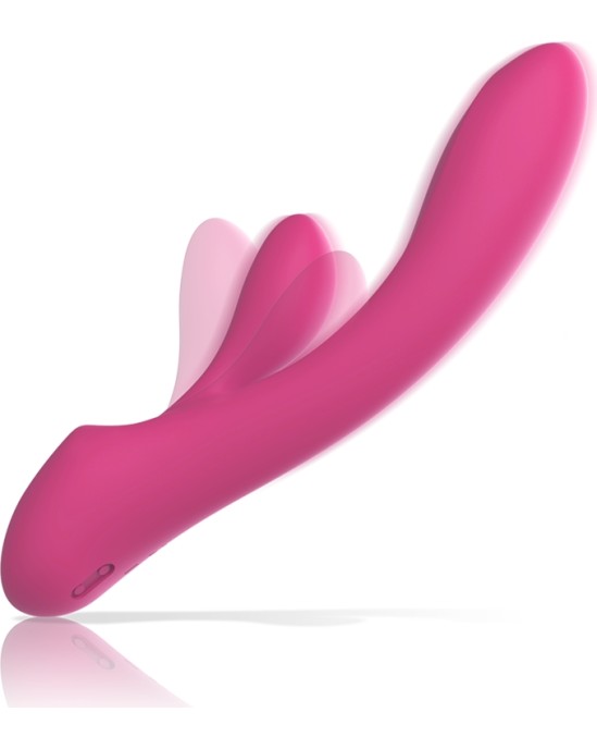 Intense Fun Vibrators ar klitora stimulātoru rozā