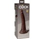 King Cock ELITE - REALISTIC SILICONE DILDO 17.8 CM BROWN