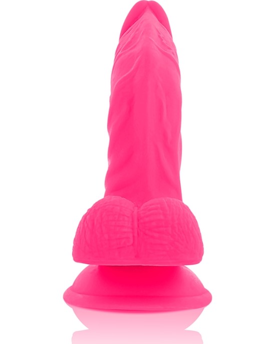 Diversia Elastīgs Vibrējošs Dildo 21,5 CM - rozā