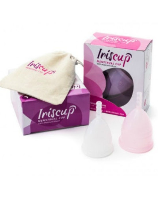 Iriscup SMALL PINK MONTH CUP A + FREE STERILIZER BAG