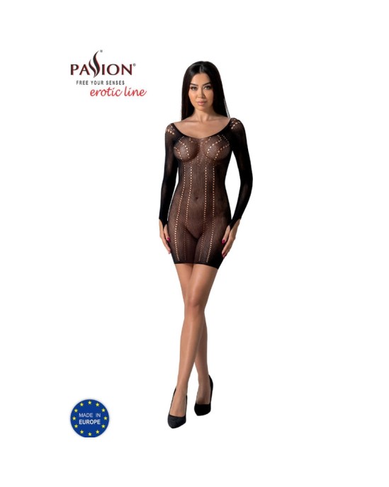 Passion Woman Bodystockings PASSION - BS101 BODYSTOCKING BLACK ONE SIZE