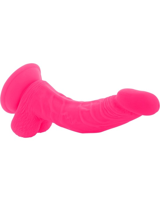 Diversia Elastīgs Vibrējošs Dildo 21,5 CM - rozā