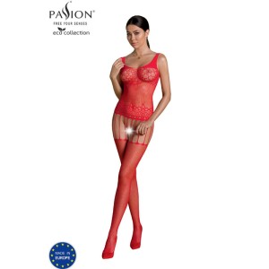 Passion Woman Bodystockings PASSION - EKO KOLEKCIJA BODYSTOCKING ECO BS001 RED