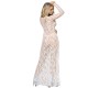 Subblime Dresses LONG SLEEVE LONG DRESS WHITE L/XL