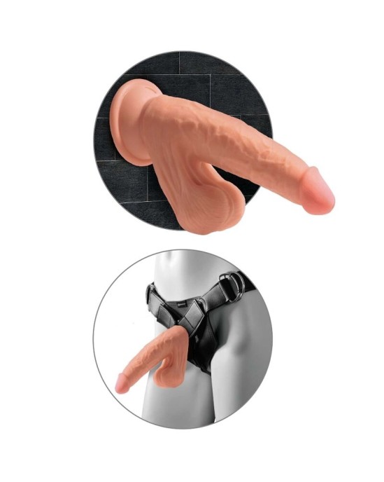 King Cock Plus 3D GAILES ŠŪGOŠANAS BUMDES 15,2 CM