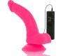 Diversia Elastīgs Vibrējošs Dildo 21,5 CM - rozā