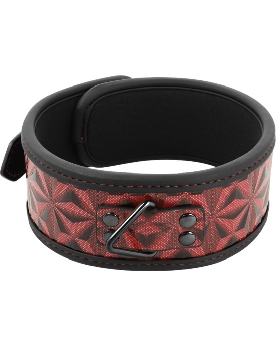 Begme Red Edition BEGME - RED EDITION PREMIUM VEGĀNA ĀDAS apkakle AR NEOPRĒNA ODERI