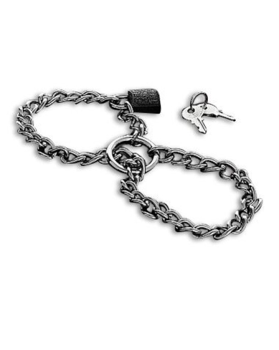 Metal Hard STEEL CHAIN CUFFS