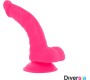 Diversia Elastīgs Vibrējošs Dildo 21,5 CM - rozā