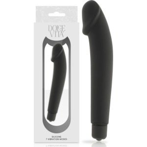 Dolce Vita Stimulējošs vibrators melns