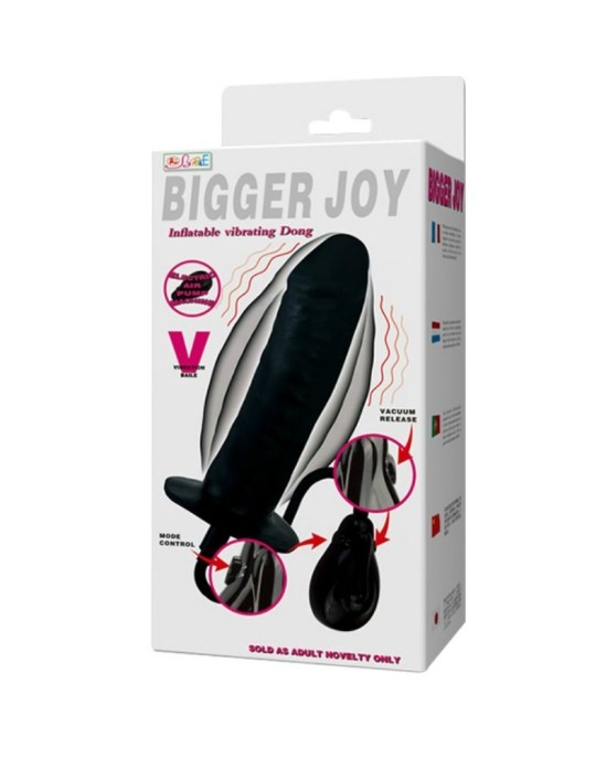 Baile Stimulating BIGGER JOY INFLATABLE VIBRATING DONG 16 CM