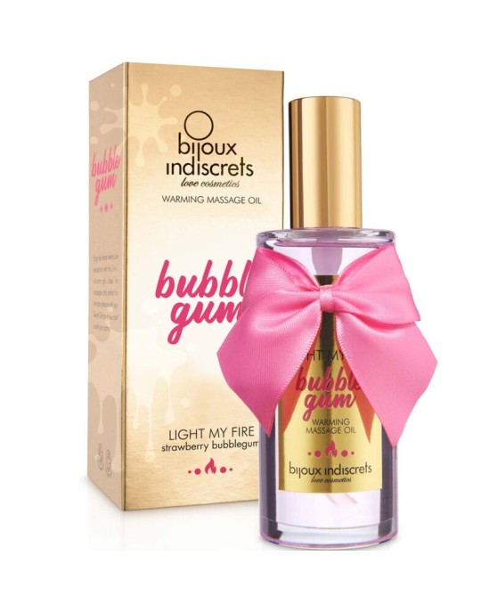 Bijoux Love Cosmetiques BIJOUX INDISCRETS — LIGHT MY FIRE MASAGE OIL HEAT EFFECT gumijas aromāts